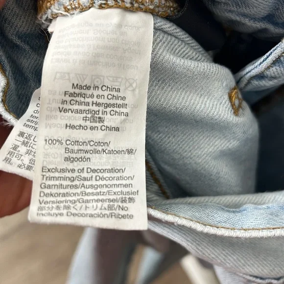 Madewell The Perfect Vintage Jeans Light Wash Size 26 - Picture 6 of 6